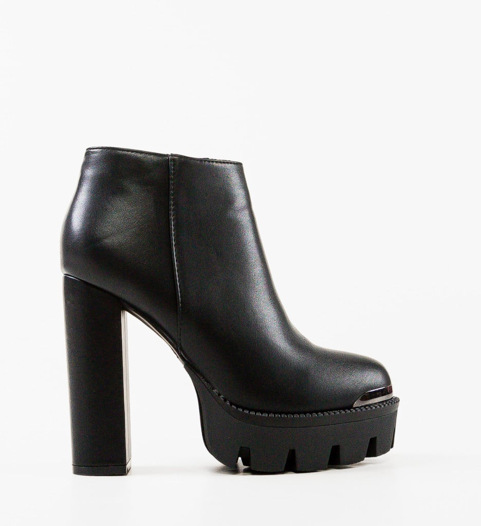 Botine dama Yasin Negre - 4 | YEO