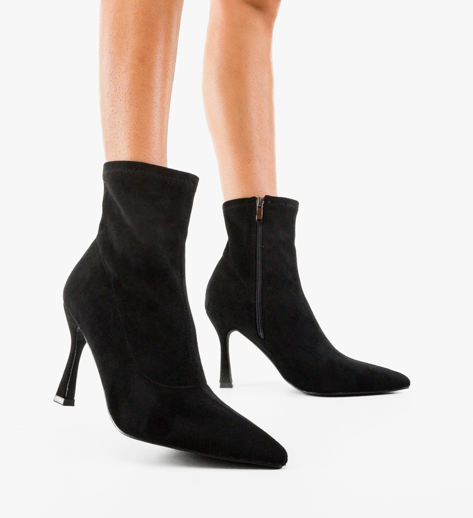 Botine dama Zarbav Negre - 4 | YEO