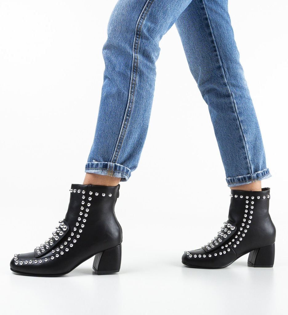 Botine Mcclain Negre - 1 | YEO