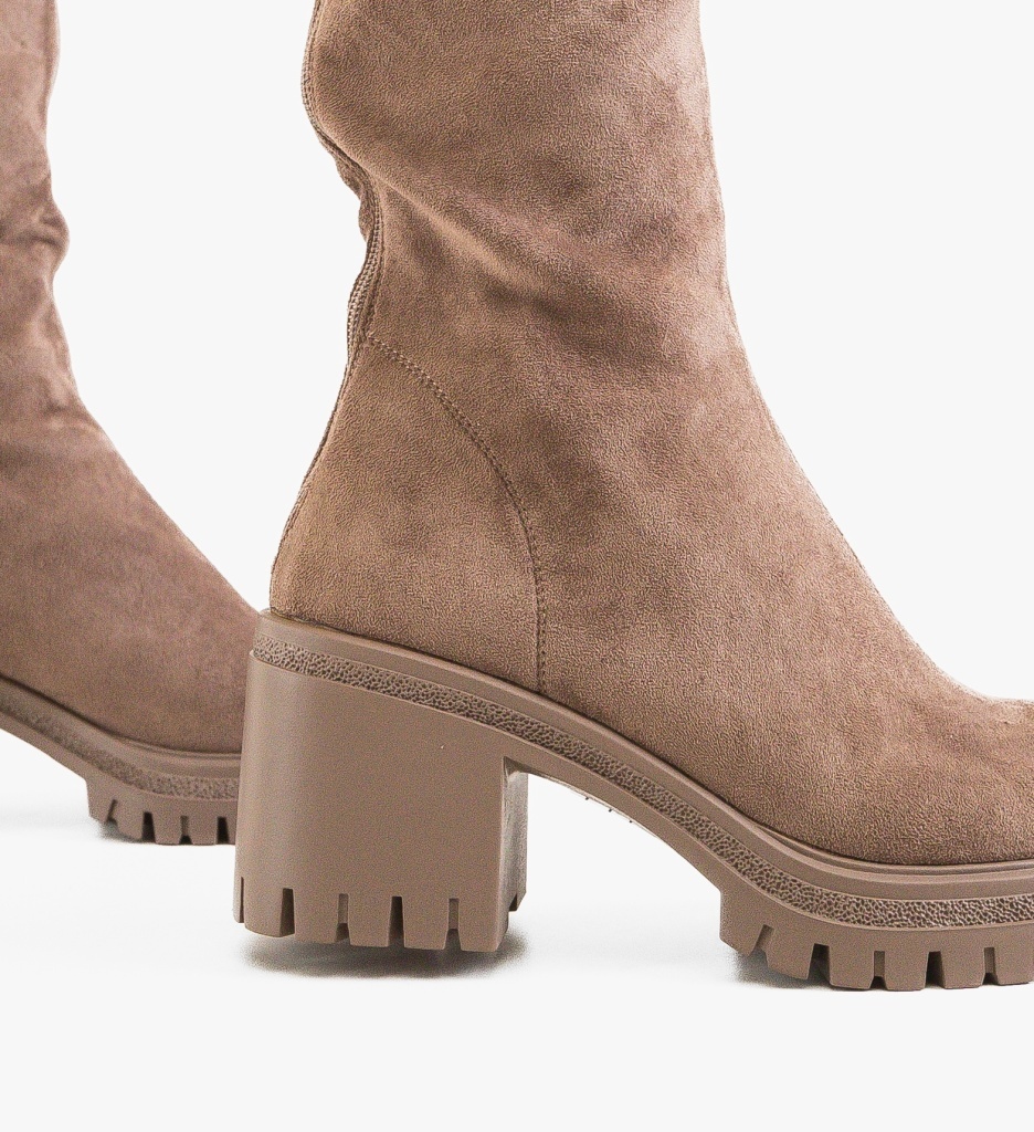 Cizme dama Aava Khaki - 2 | YEO