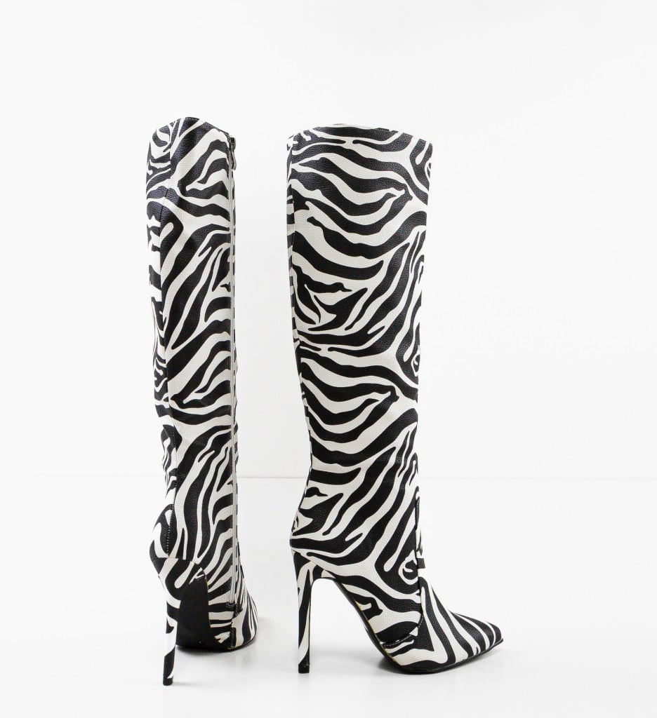 Cizme dama Cohen Zebra - 5 | YEO