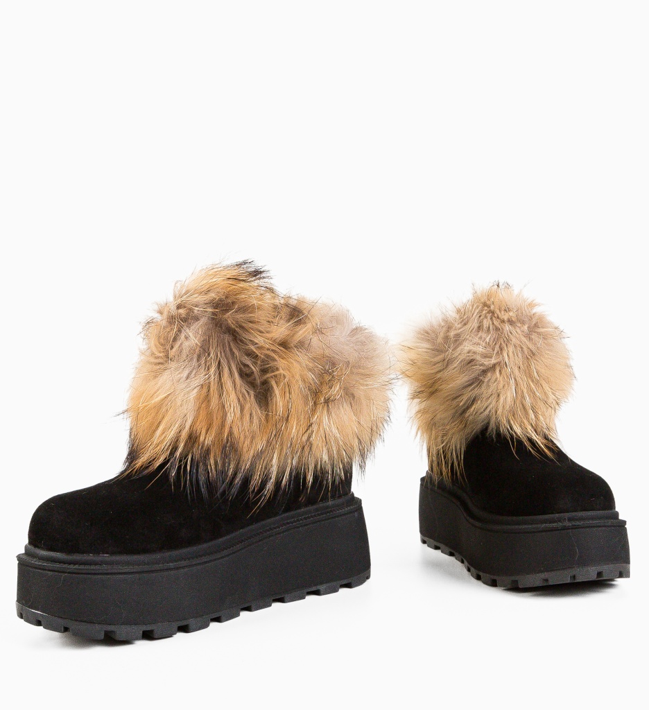 Poze Cizme tip UG Blabya Negre depurtat.ro 