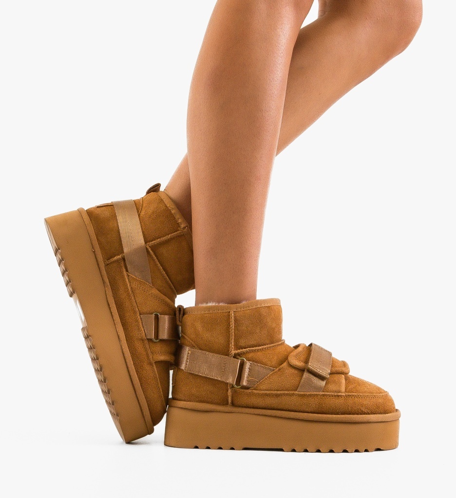 Cizme tip Ug Kaiana Camel - 1 | YEO