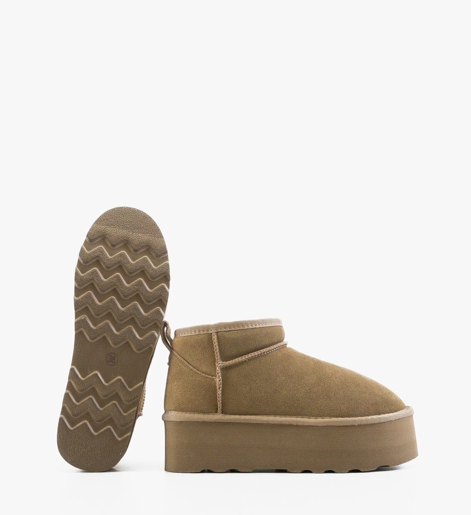 Cizme tip Ug Zayne Khaki - 5 | YEO
