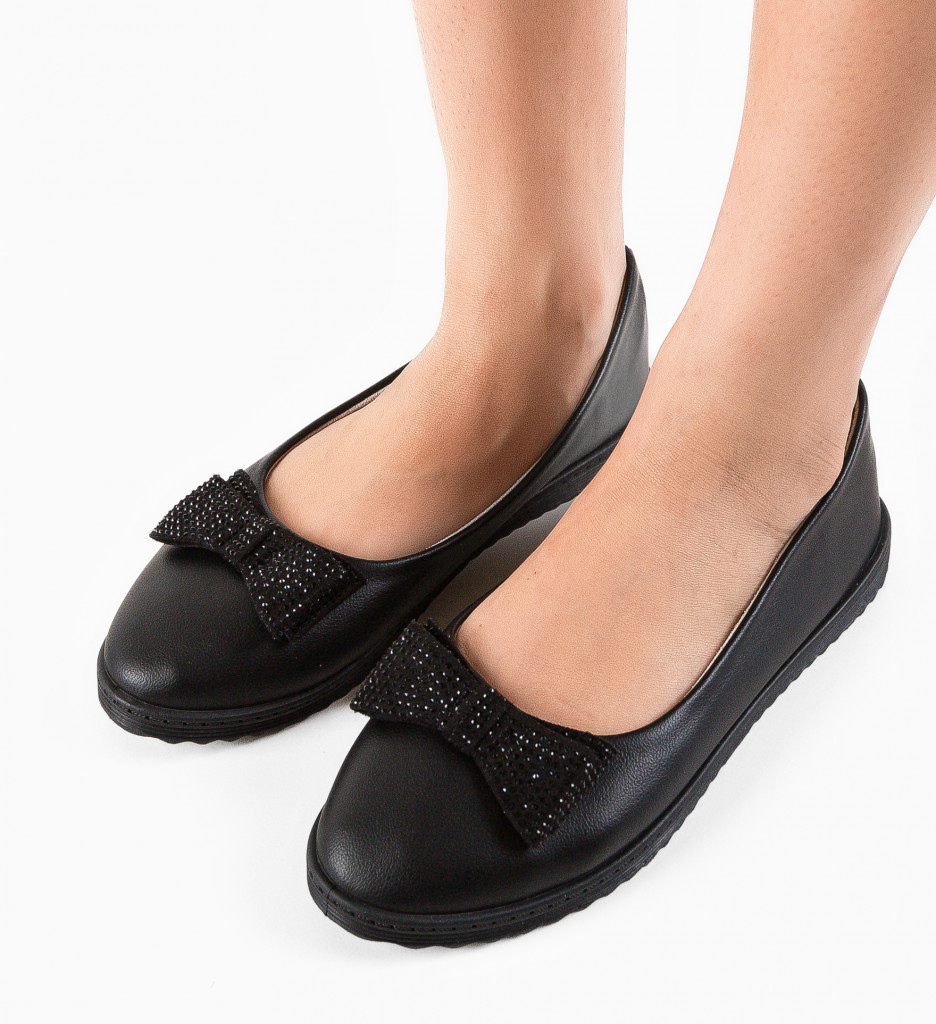 Espadrile Casual Sparer Negre - 4 | YEO