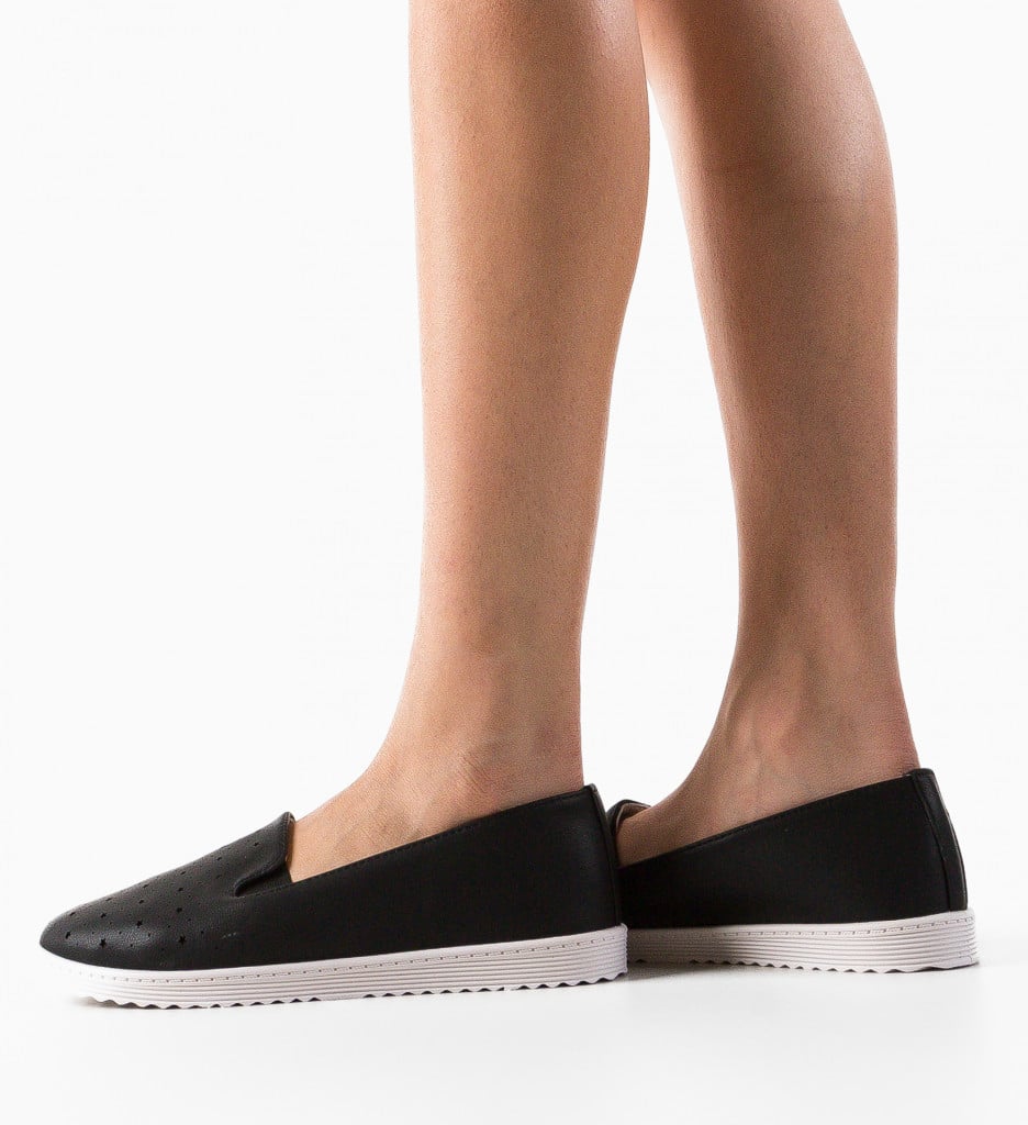 Espadrile Casual Starru Negre - 3 | YEO