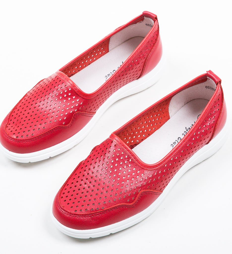 Espadrile Chapman Rosii - 5 | YEO