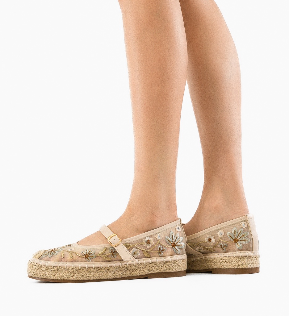 Espadrile dama Mason Bej - 1 | YEO