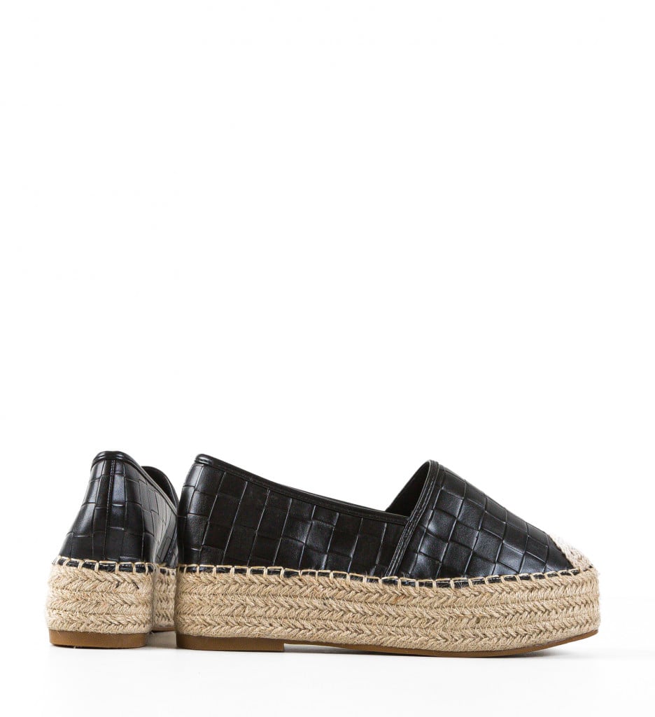 Espadrile dama Wanda Negre - 4 | YEO