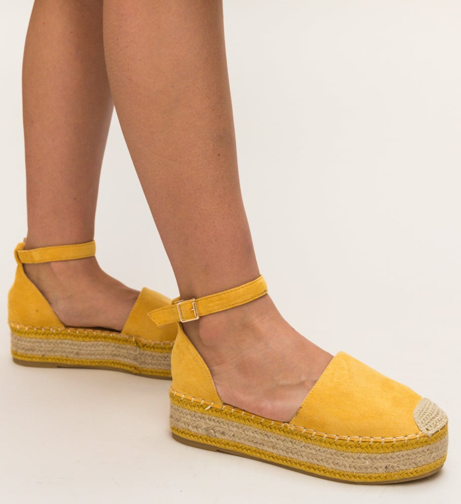 Espadrile Efan Galbene - 2 | YEO