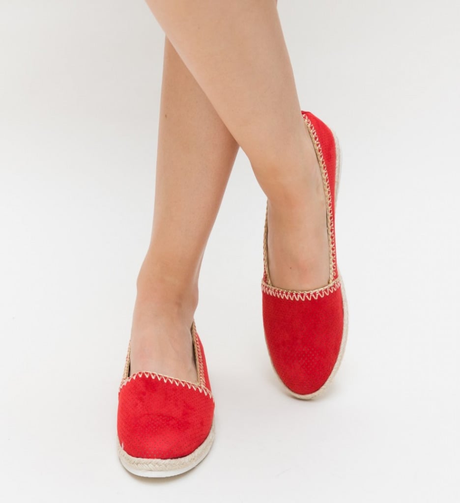 Espadrile Volpy Rosii - 1 | YEO