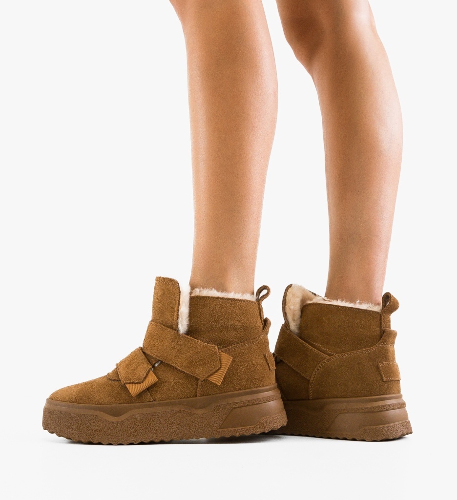 Ghete dama Patreg Camel - 3 | YEO