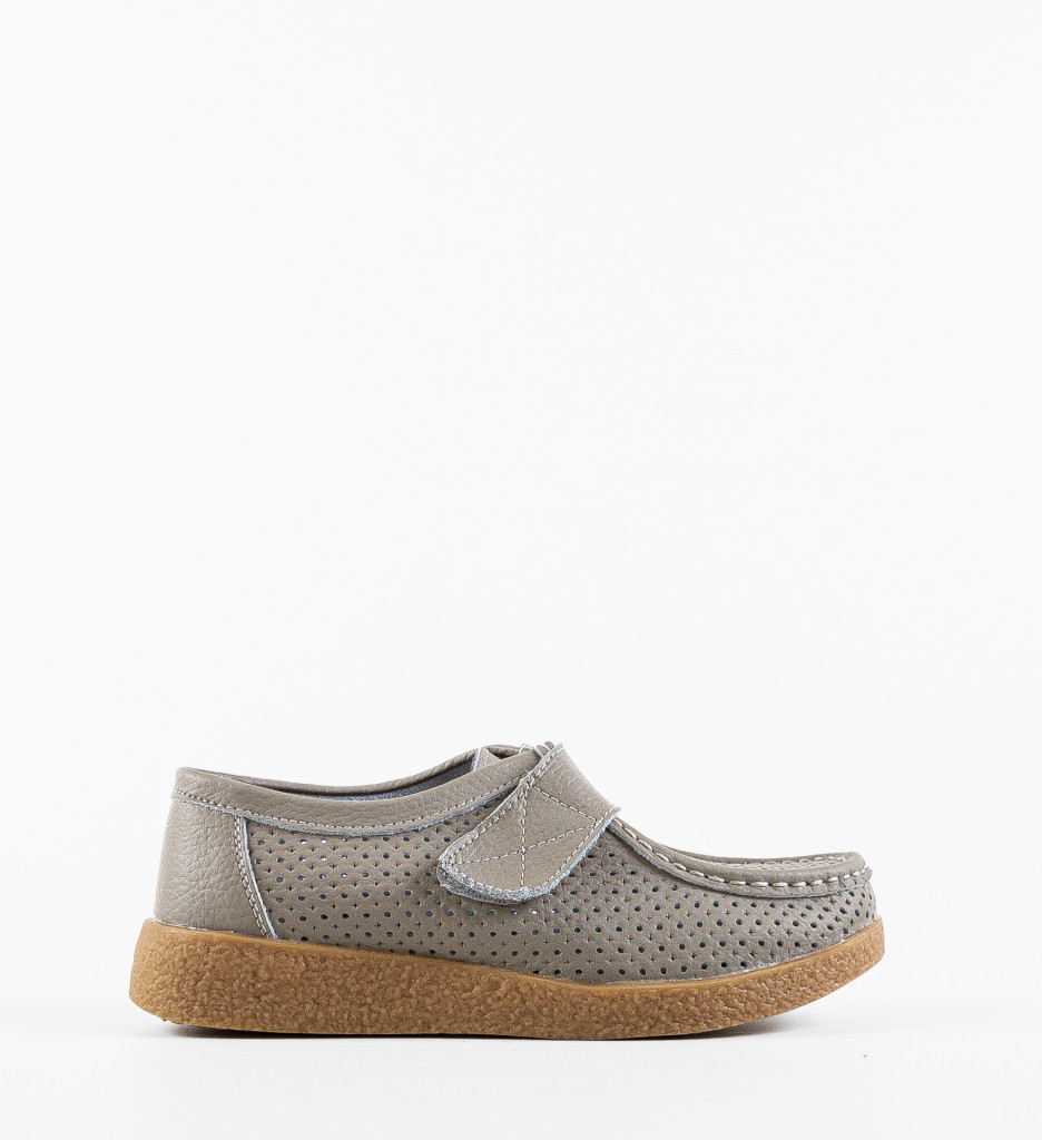 Mocasini Dambo Gri - 5 | YEO