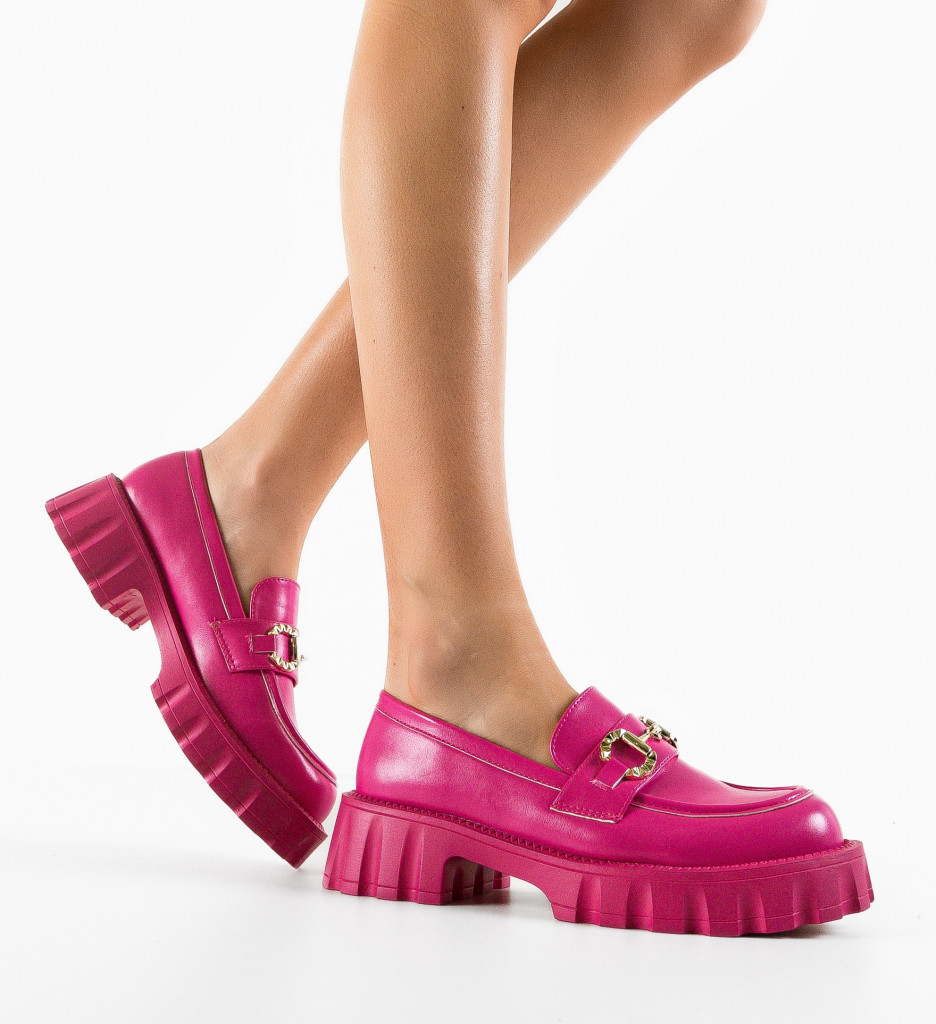 Pantofi Casual Alyena Fuchsia - 1 | YEO