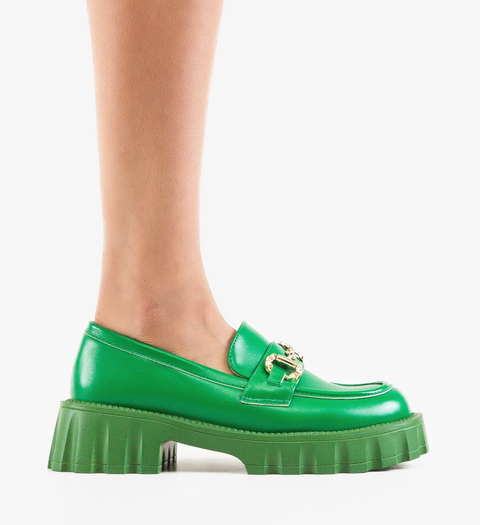 Pantofi Casual Alyena Verzi - 5 | YEO
