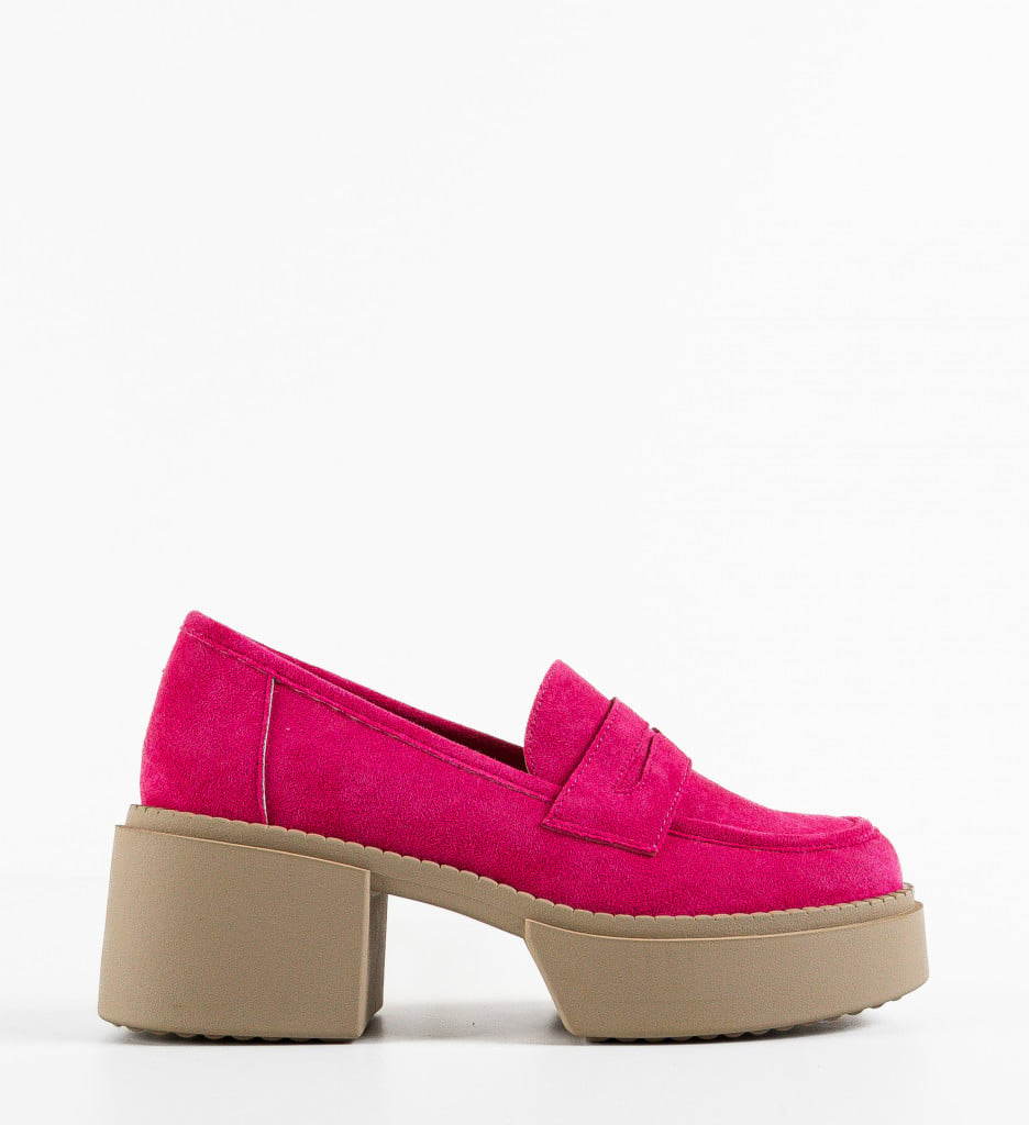 Pantofi Casual dama Atein Fuchsia - 4 | YEO