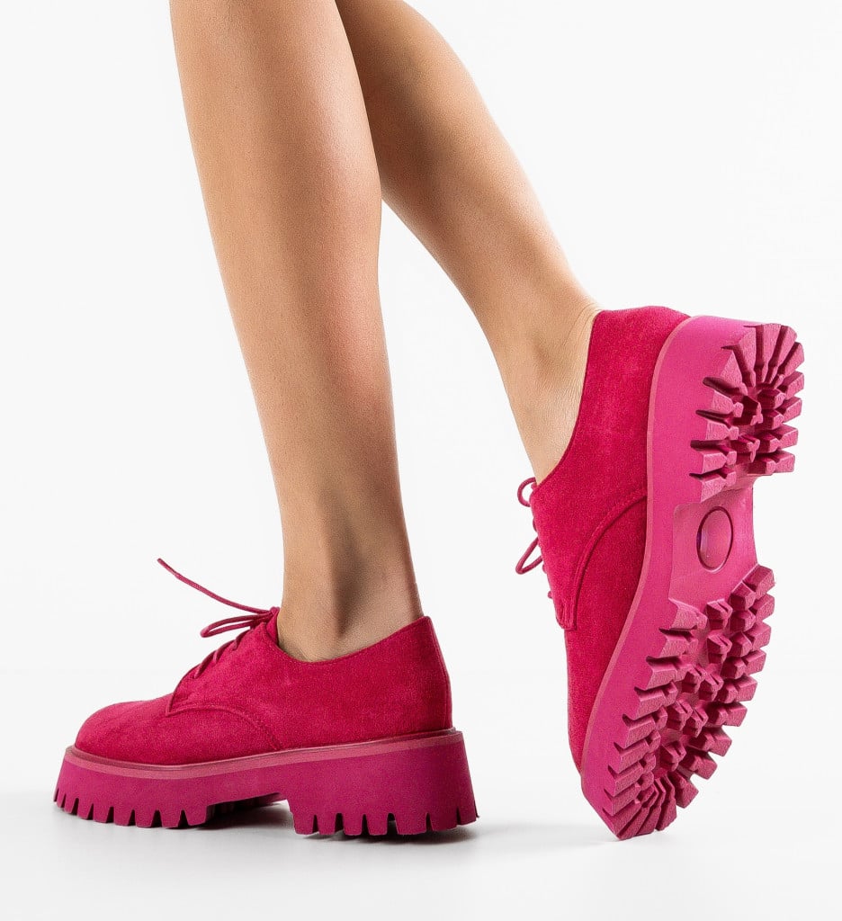 Pantofi casual dama Maisie Fuchsia - 3 | YEO