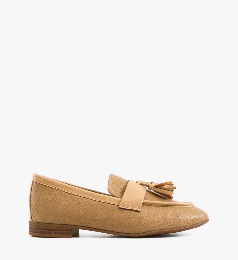 Pantofi casual dama Singleto Bej