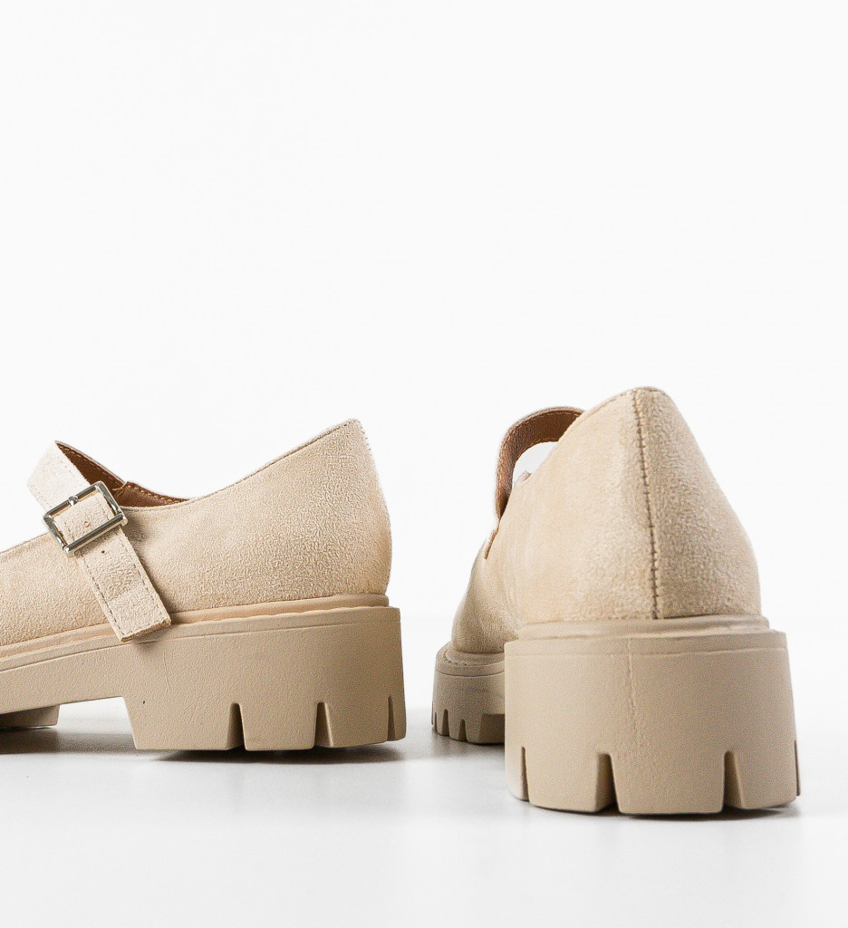 Poze Pantofi casual dama Tiber Bej DePurtat