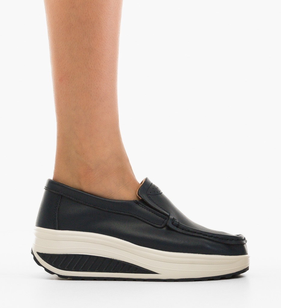 Pantofi Casual Eliot Bleumarin - 4 | YEO