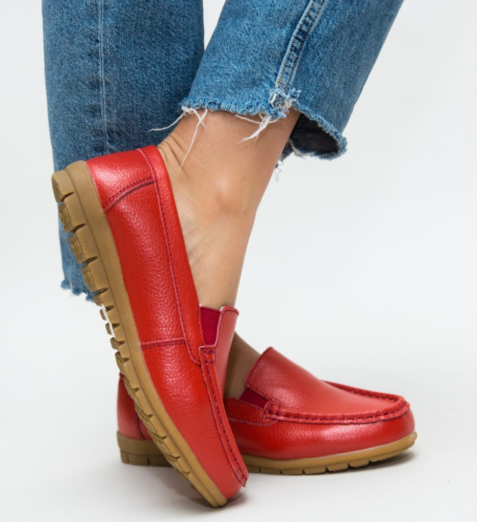 Pantofi Casual Givy Rosii - 3 | YEO