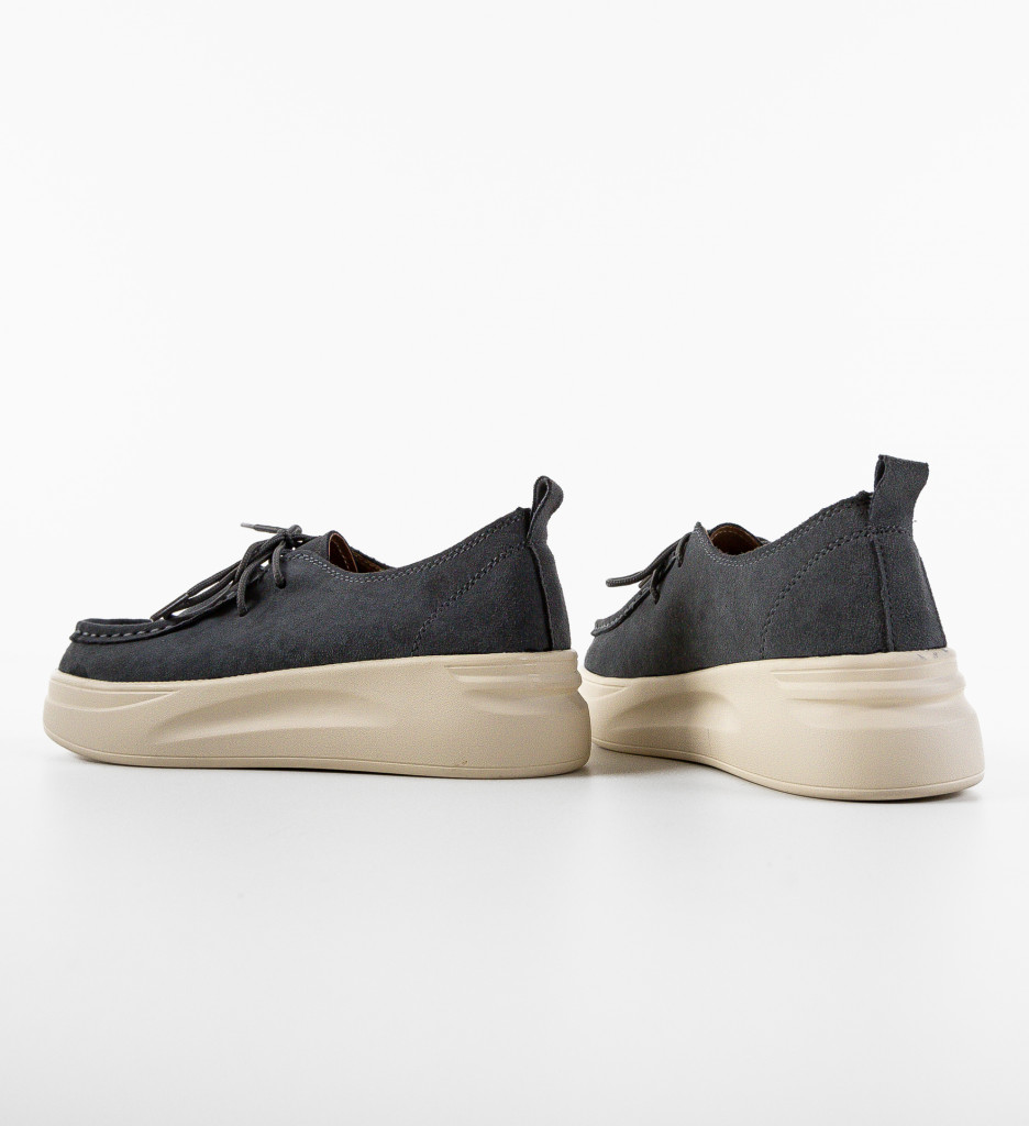 Poze Pantofi Casual Jange Gri DePurtat