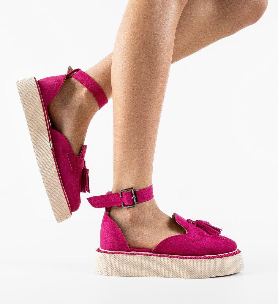 Pantofi Casual Kalin Fuchsia - 1 | YEO