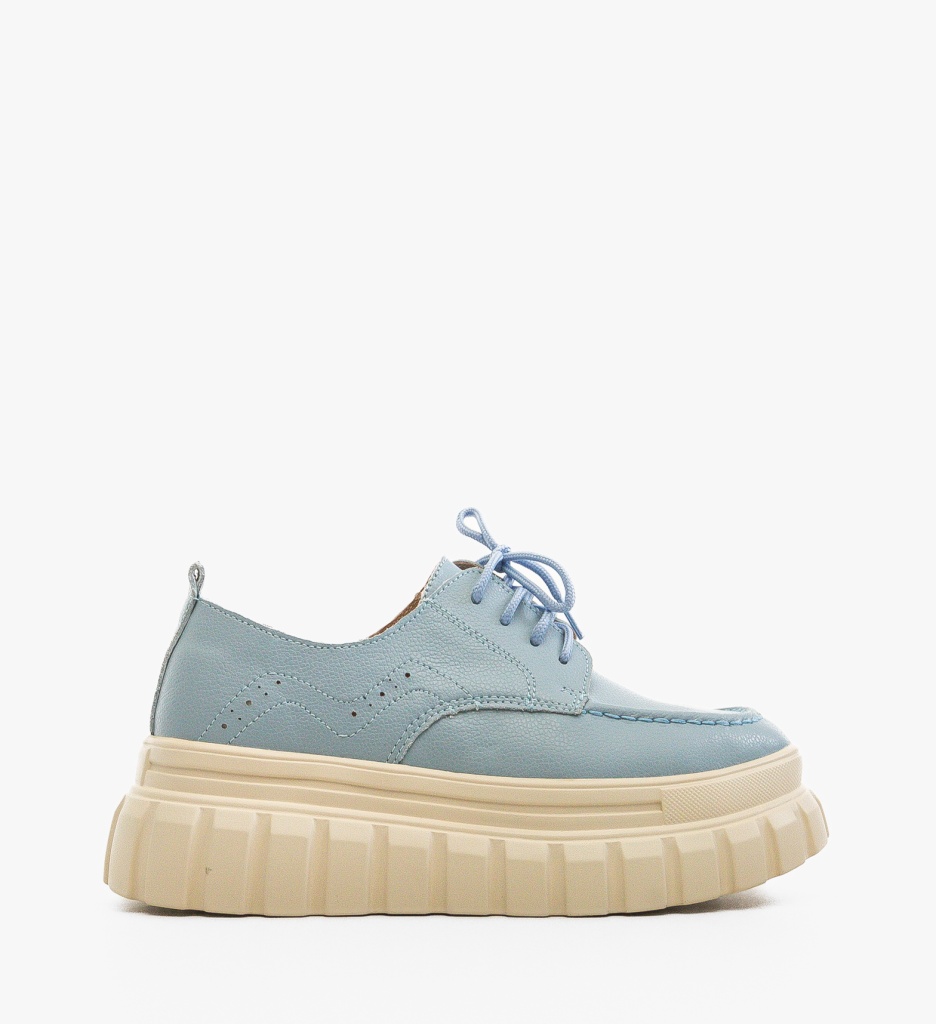 Pantofi Casual Loprem Albastri - 4 | YEO