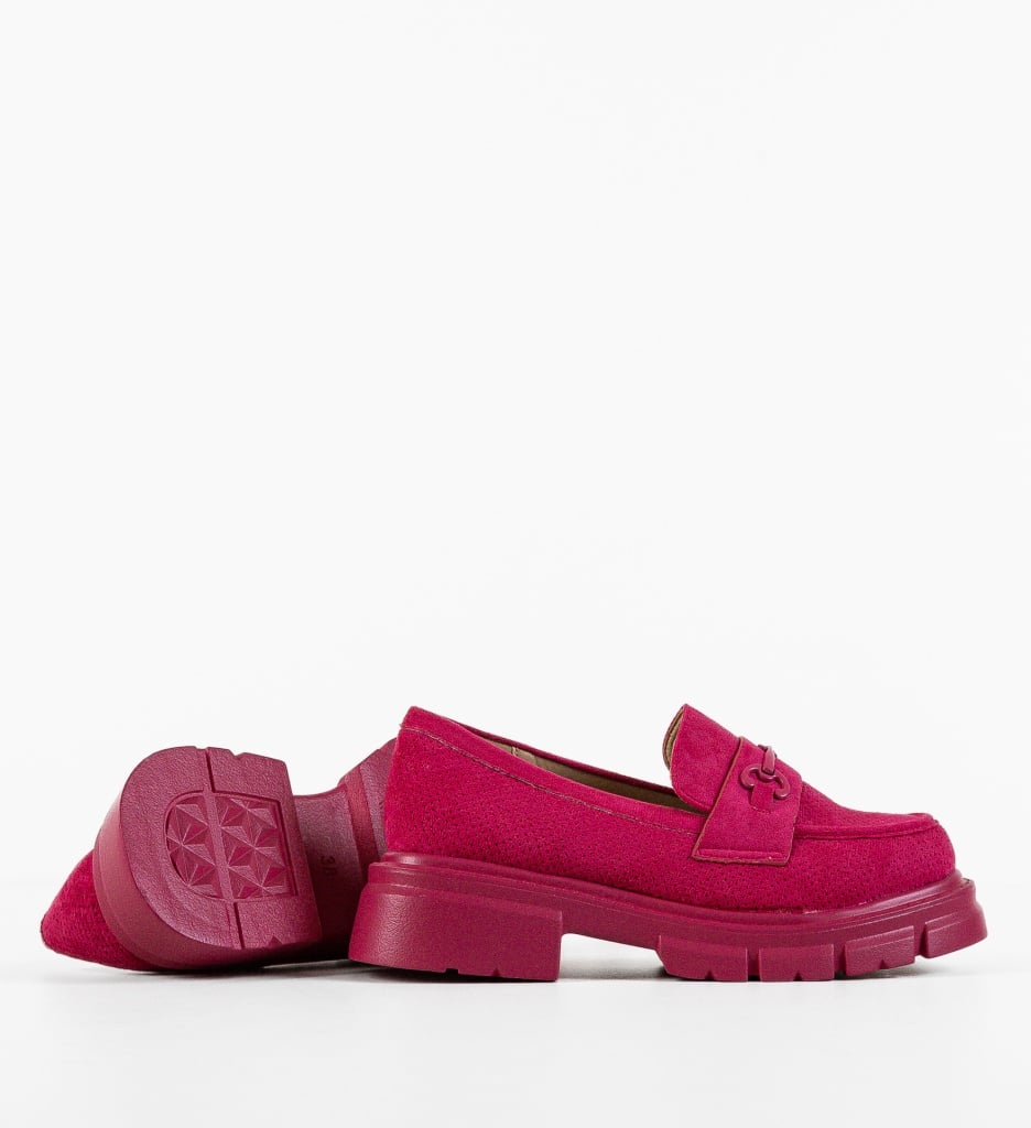 Pantofi Casual Luzia Fuchsia - 4 | YEO