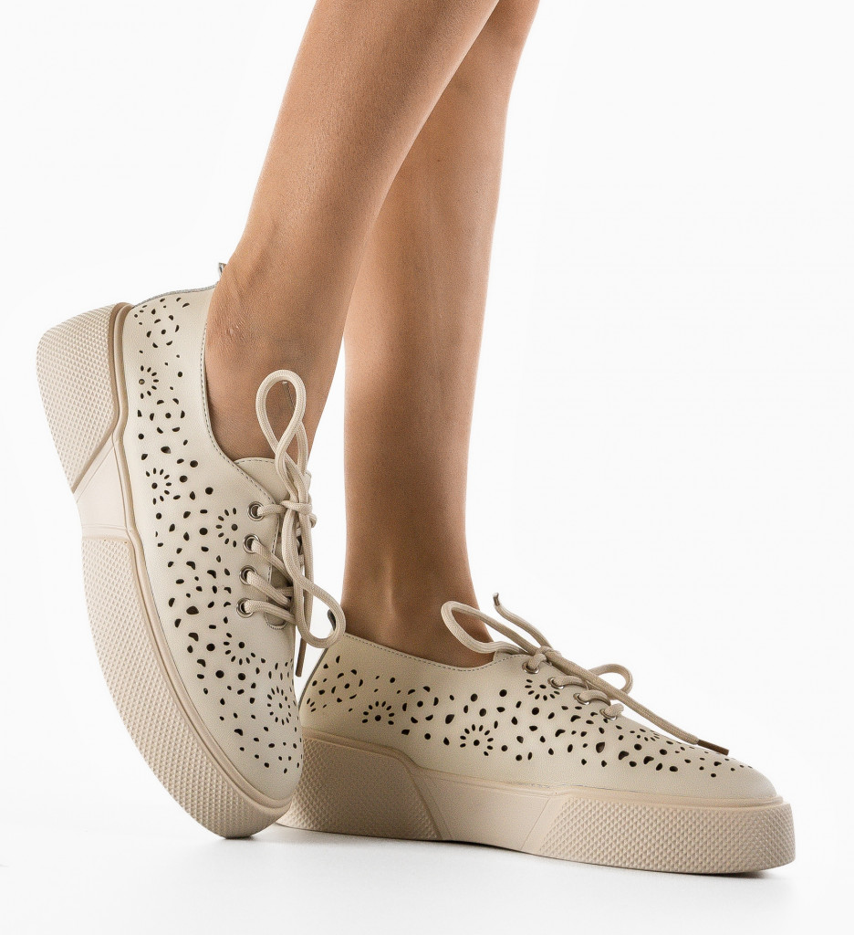 Pantofi Casual Maris Bej - 1 | YEO