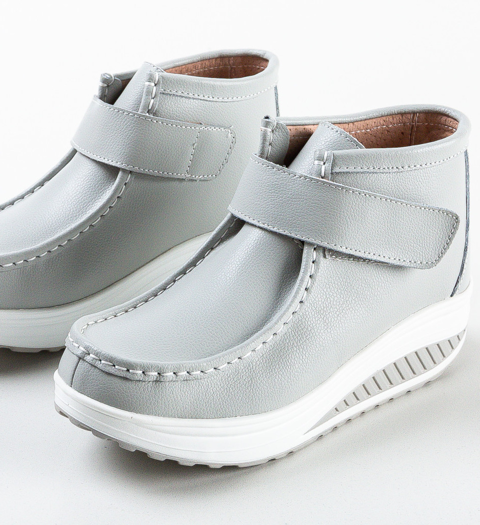 Pantofi Casual Misha Gri - 5 | YEO