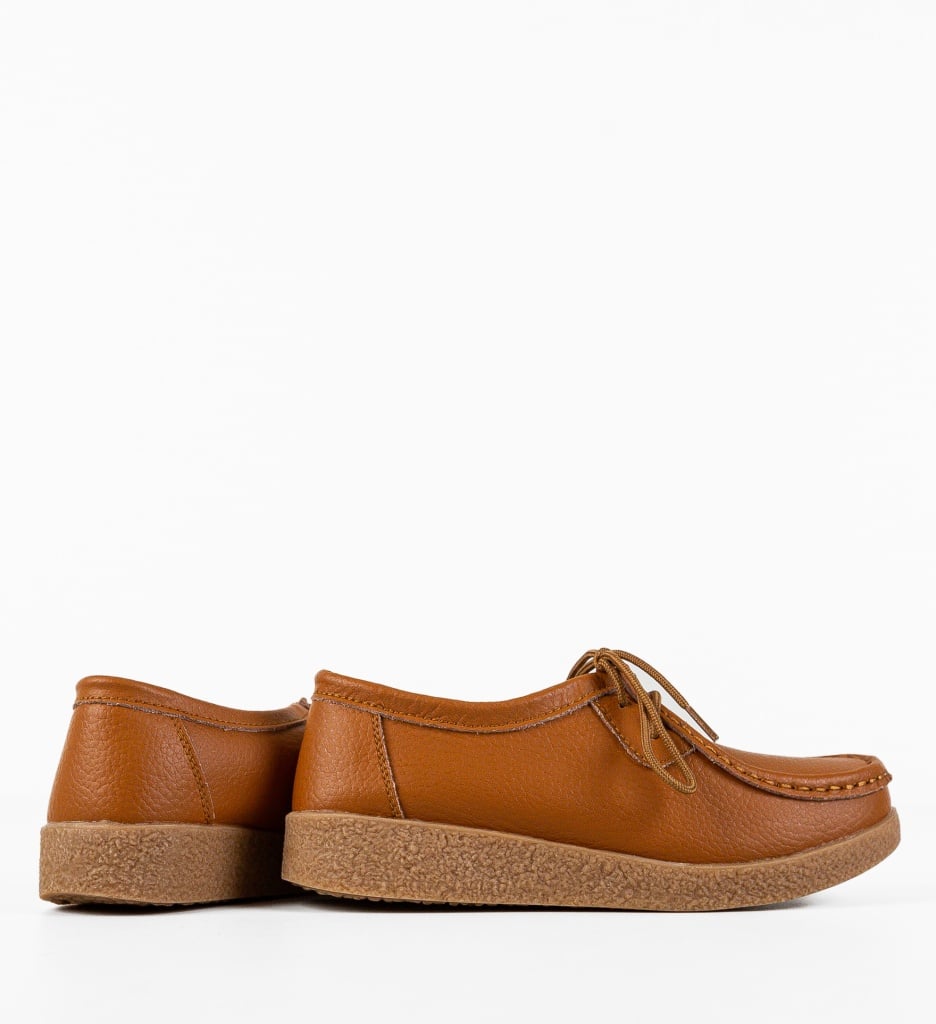 Pantofi Casual Niko Camel - 5 | YEO