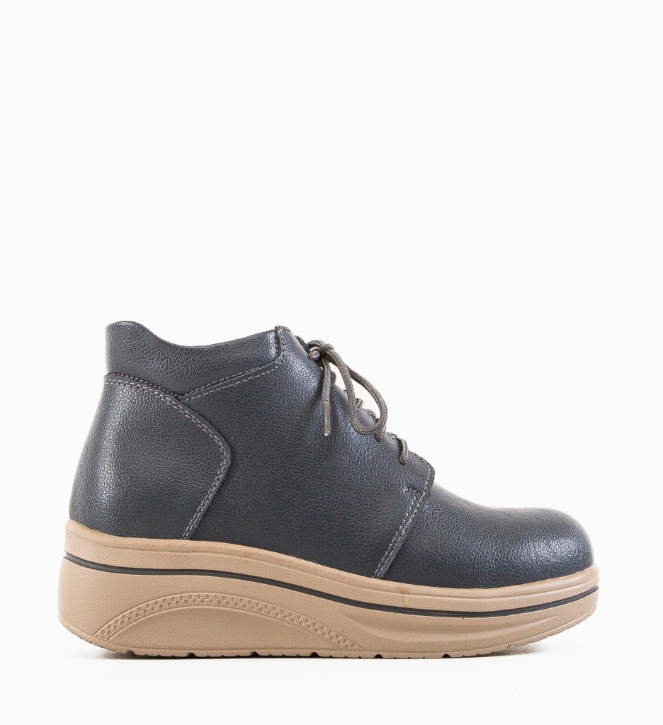 Pantofi Casual Palerma Gri - 4 | YEO