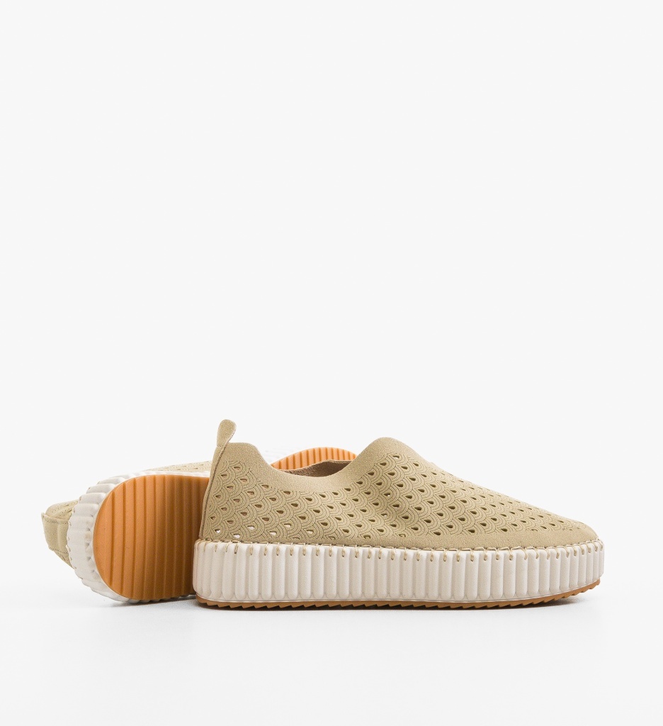 Pantofi Casual Ralla Bej - 2 | YEO
