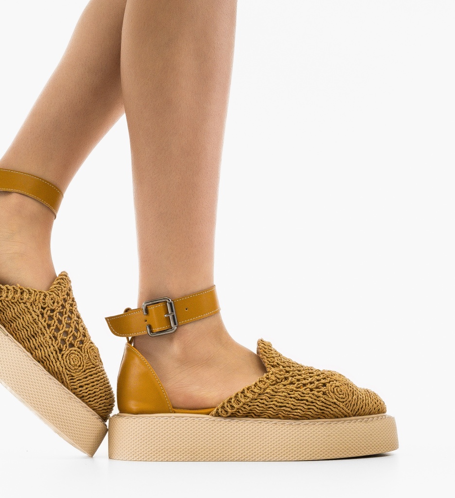 Pantofi Casual Rauros Galbeni - 1 | YEO