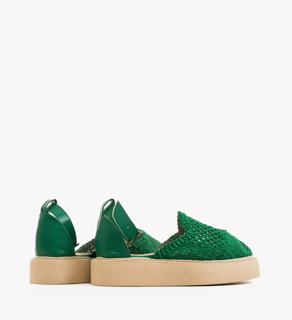 Pantofi Casual Rauros Verzi - 2 | YEO