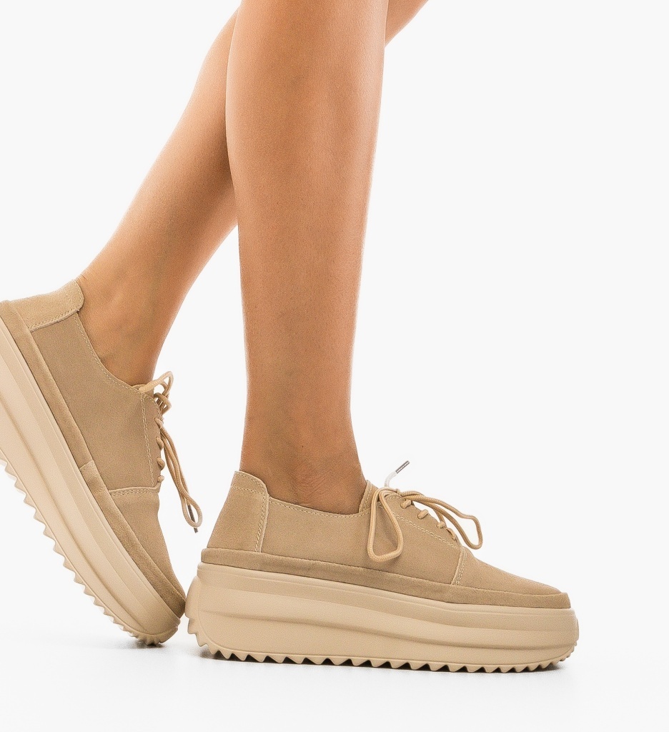 Pantofi Casual Reprale Bej - 1 | YEO