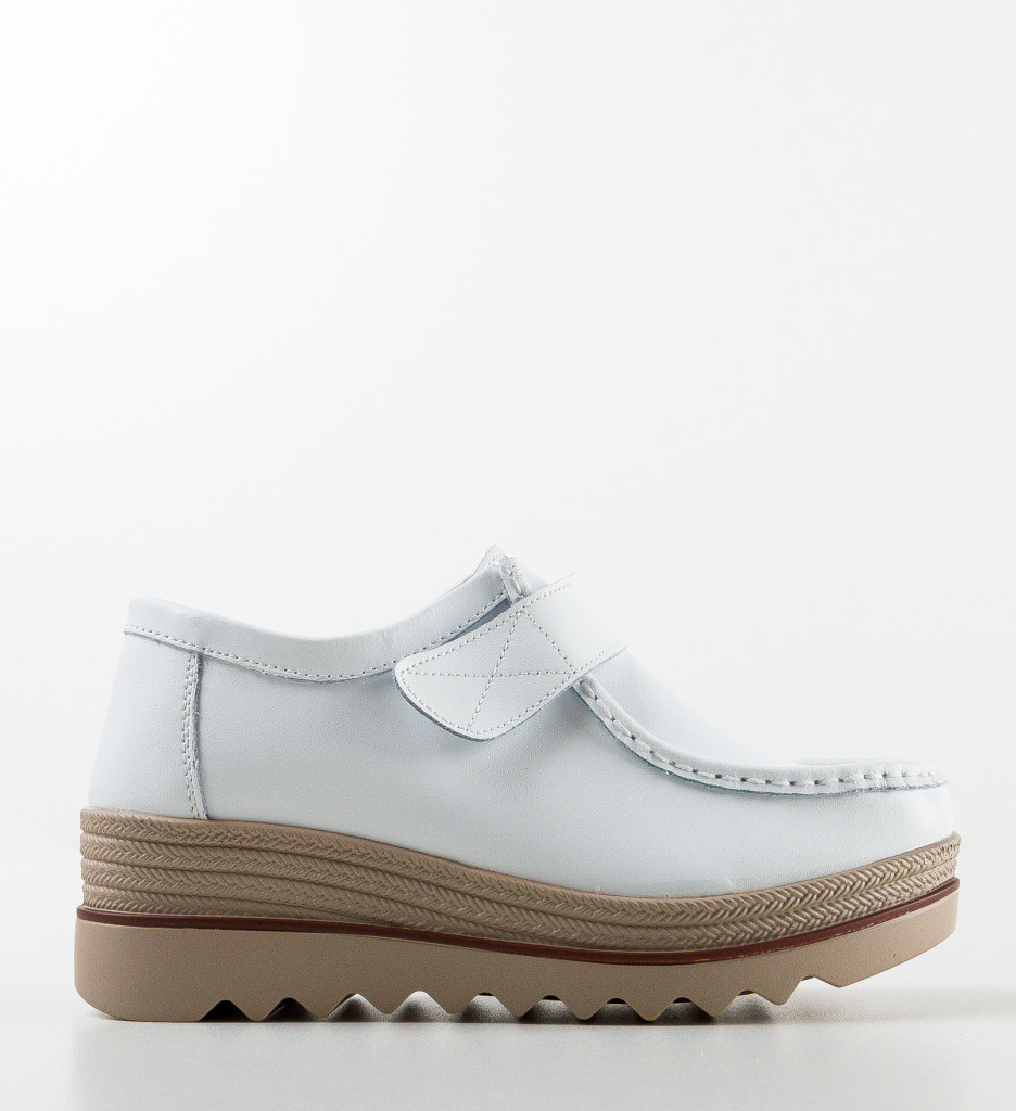 Pantofi Casual Straif Albi - 5 | YEO