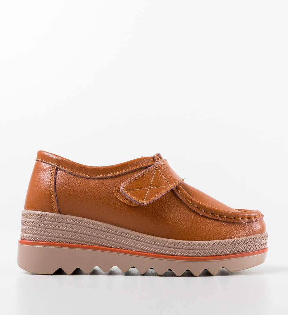 Pantofi Casual Straif Camel - 3 | YEO