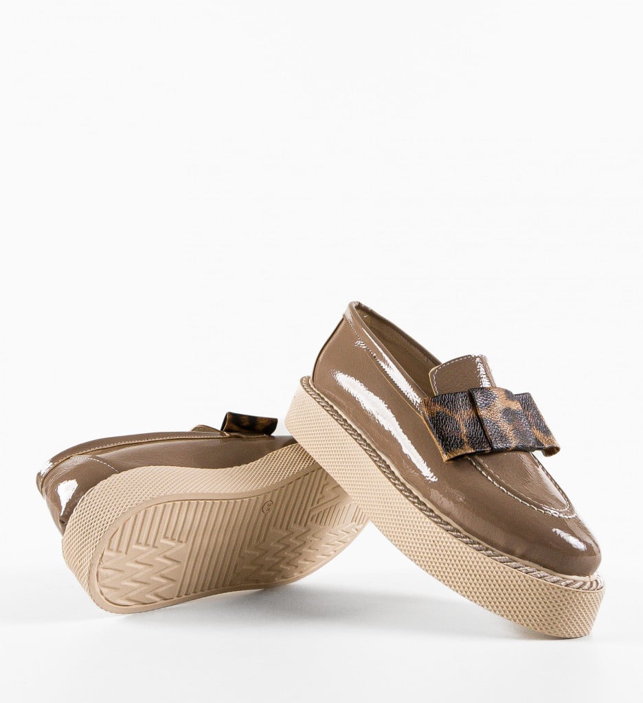 Pantofi Casual Vultis Khaki - 4 | YEO