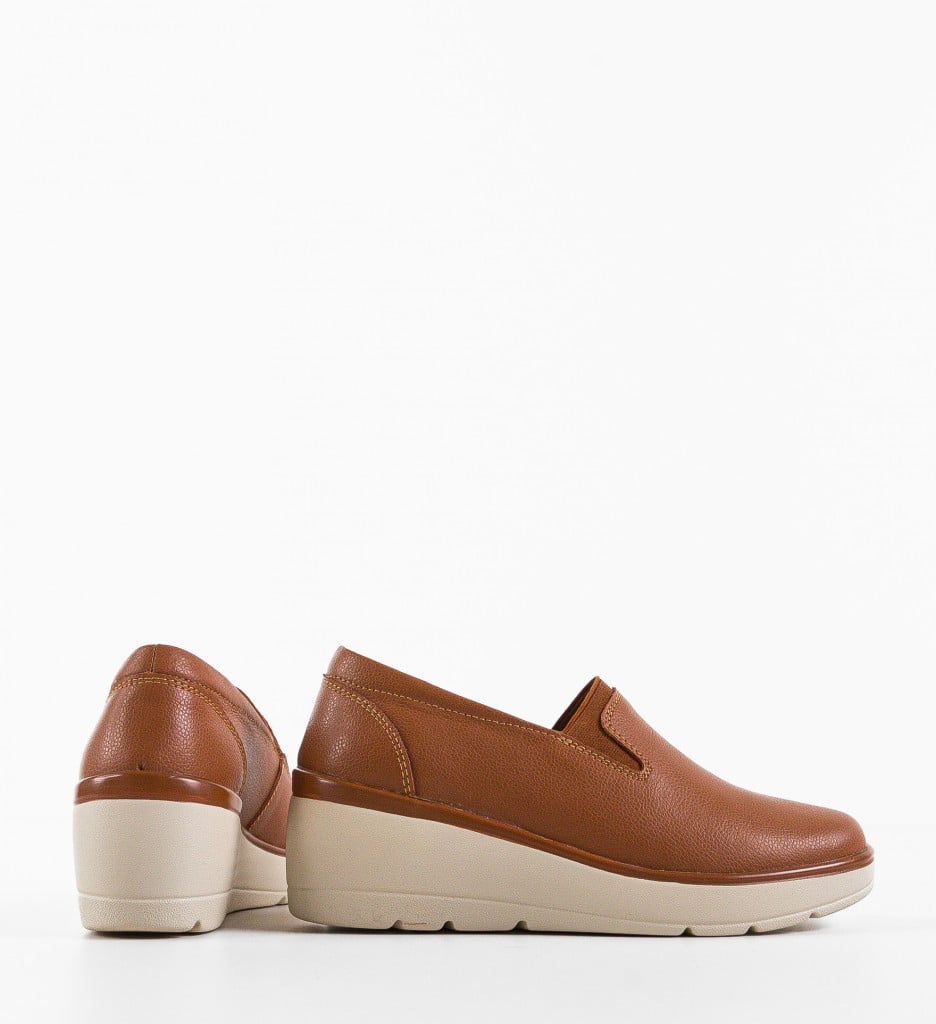 Pantofi Casual Yanam Camel - 5 | YEO