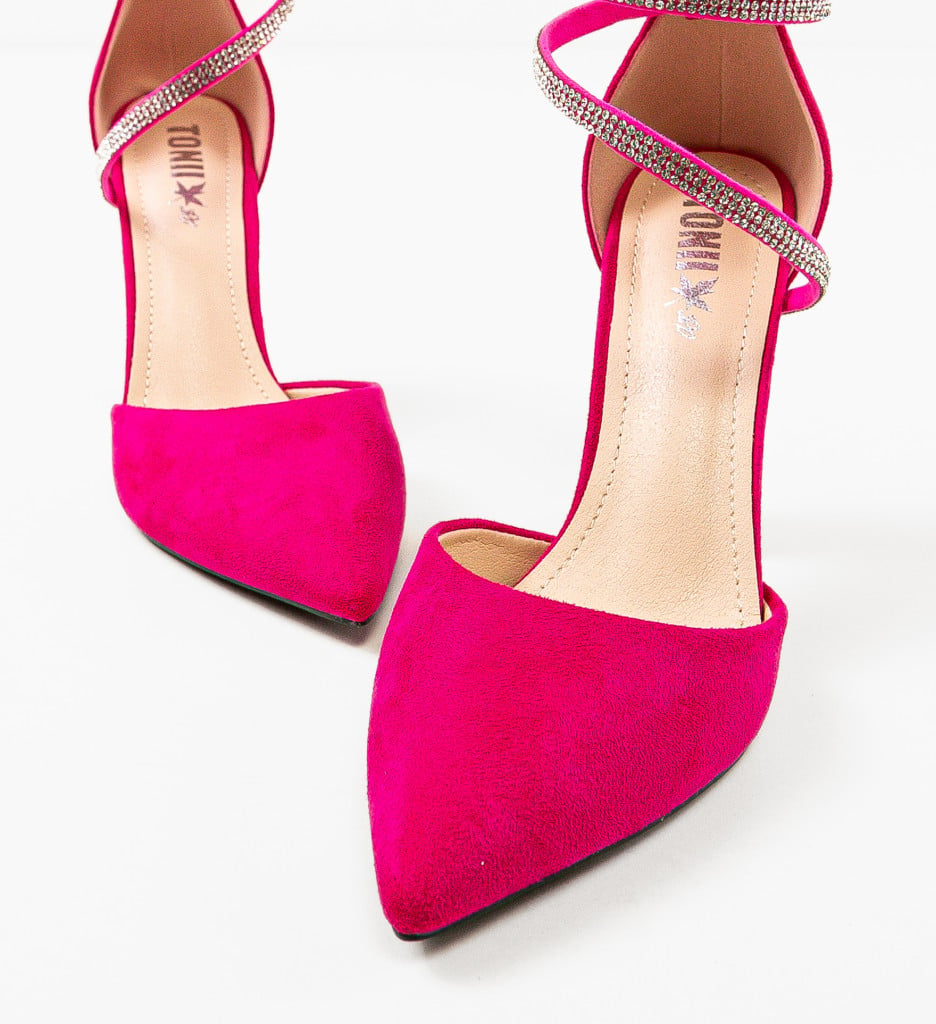 Pantofi cu toc Kyk Fuchsia - 5 | YEO