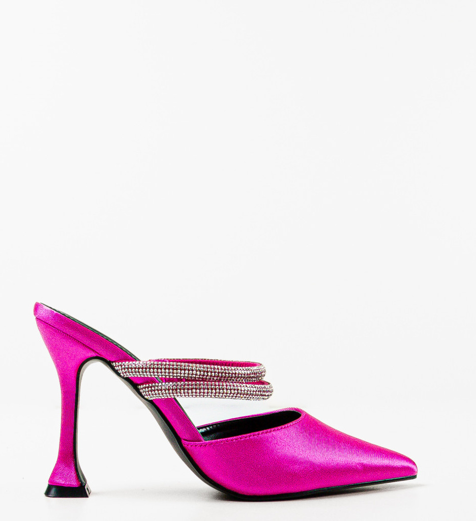 Pantofi cu toc Manyla Fuchsia - 2 | YEO