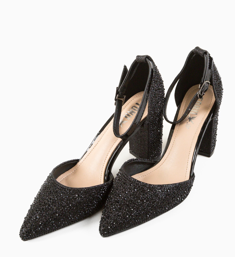 Poze Pantofi cu toc Muacy Negri depurtat.ro 