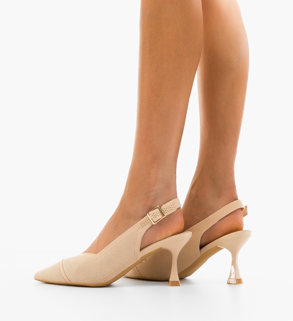 Pantofi dama Aadam Nude - 1 | YEO