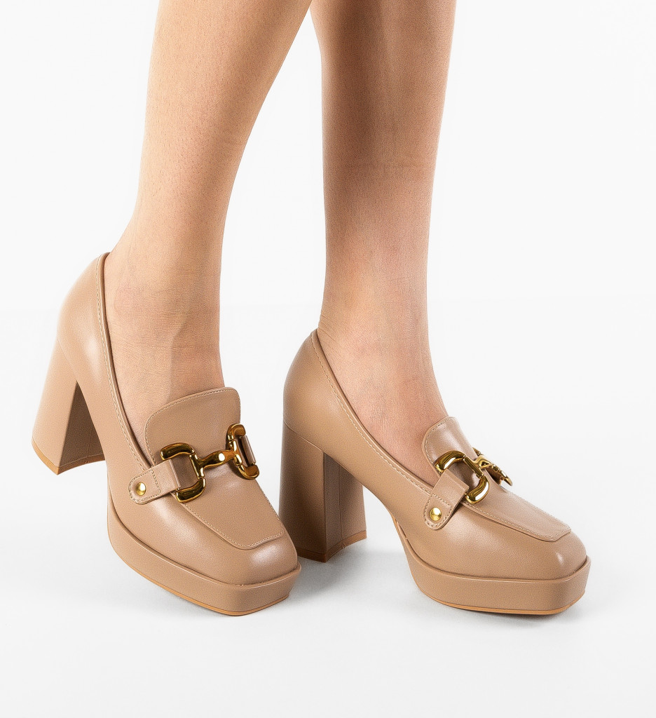 Pantofi dama Adige Nude - 1 | YEO