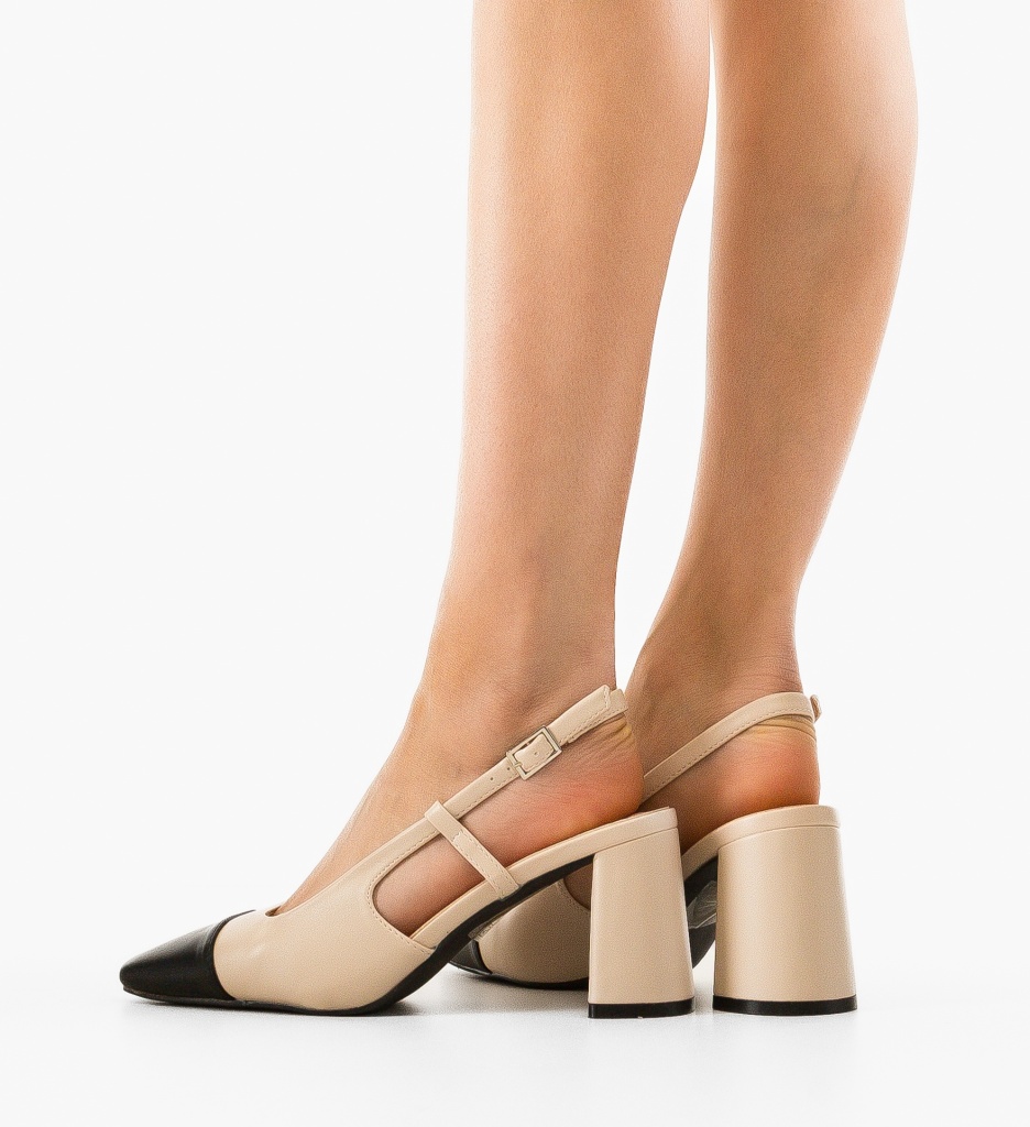 Pantofi dama Calum Bej - 1 | YEO