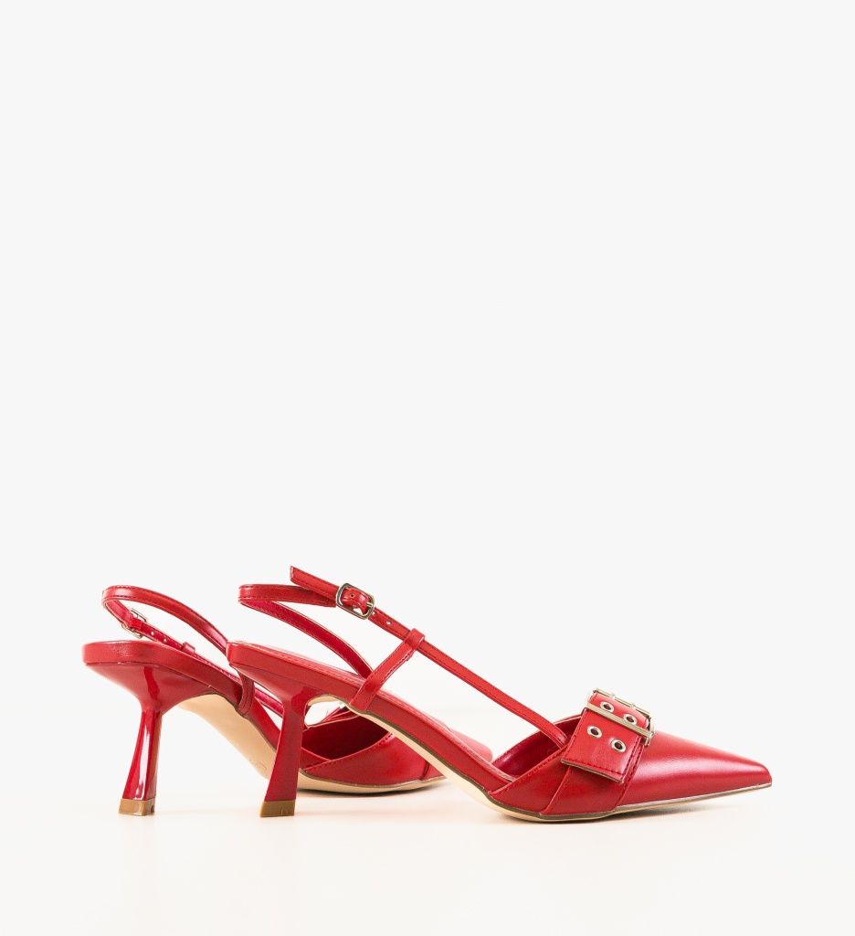 Pantofi dama Chuks Rosii - 2 | YEO
