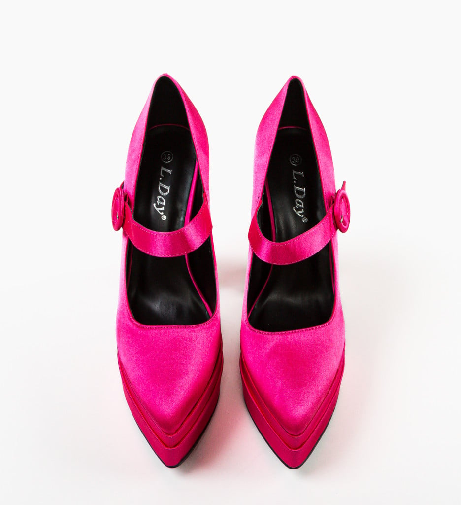 Pantofi dama Fobol Fuchsia - 4 | YEO