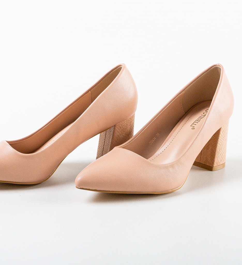 Pantofi dama Gemide Nude - 4 | YEO